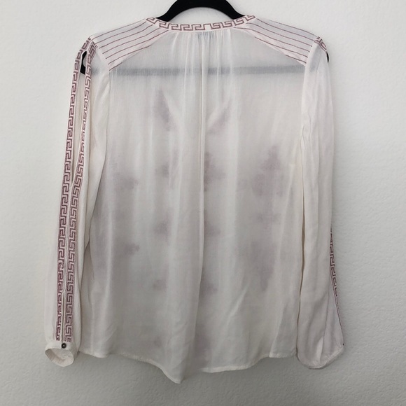 ✖️SOLD✖️Lucky Brand Embroidered Peasant Top - Picture 5 of 7
